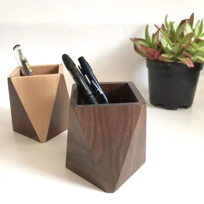 Wooden Pen Holder by GJG Denim