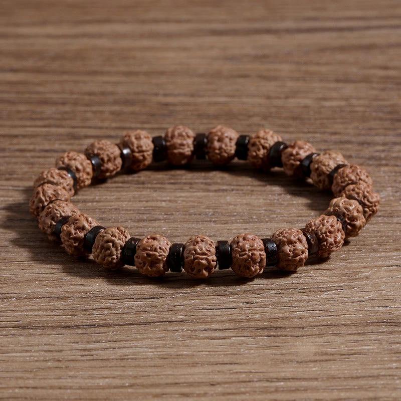 Agate Beaded Volcanic Stone Bracelet For Men by GJG Denim