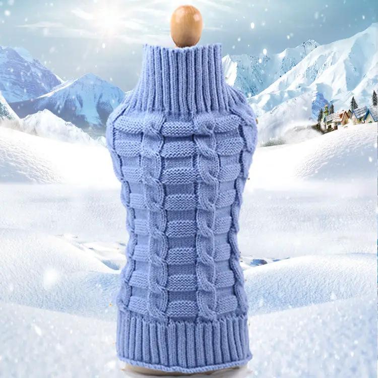 Cashmere Twisted Rope Dog Sweater by GJG Denim