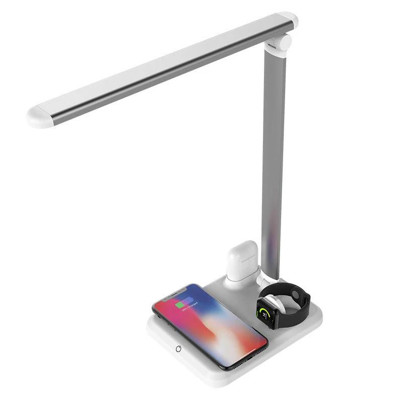 Four-in-one Desk Lamp Wireless Charging Desk Lamp 10W Desk Lamp by GJG Denim