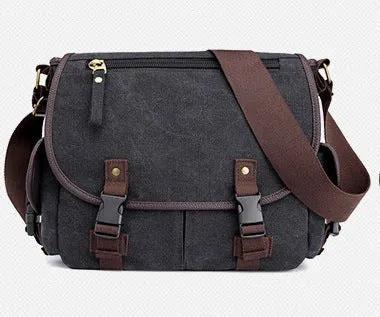Men's Canvas Shoulder Bag by GJG Denim