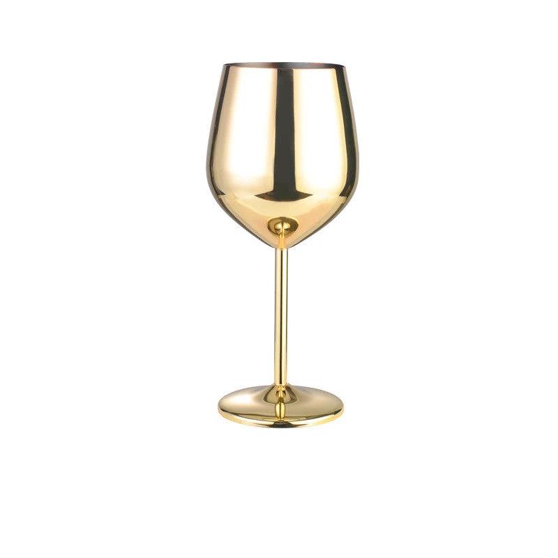 Stainless steel wine glass by GJG Denim