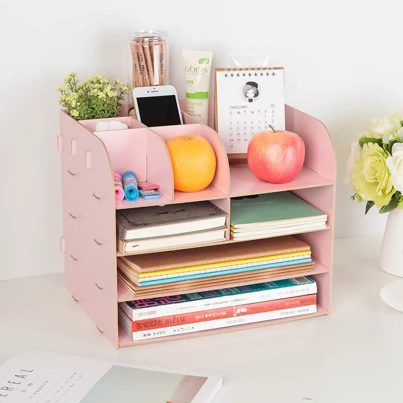 Office Desk Wooden Storage Box by GJG Denim
