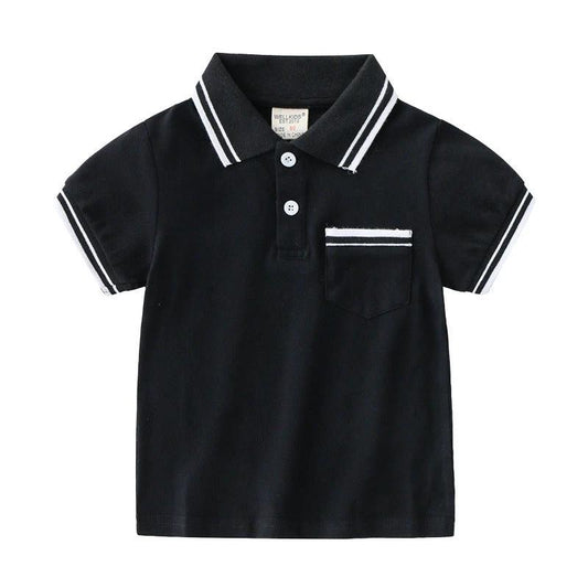 Boys' T-Shirt Summer Polo Shirt by GJG Denim