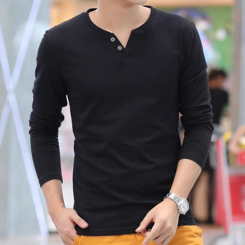 Men's Long Sleeve Linen T Shirts by GJG Denim