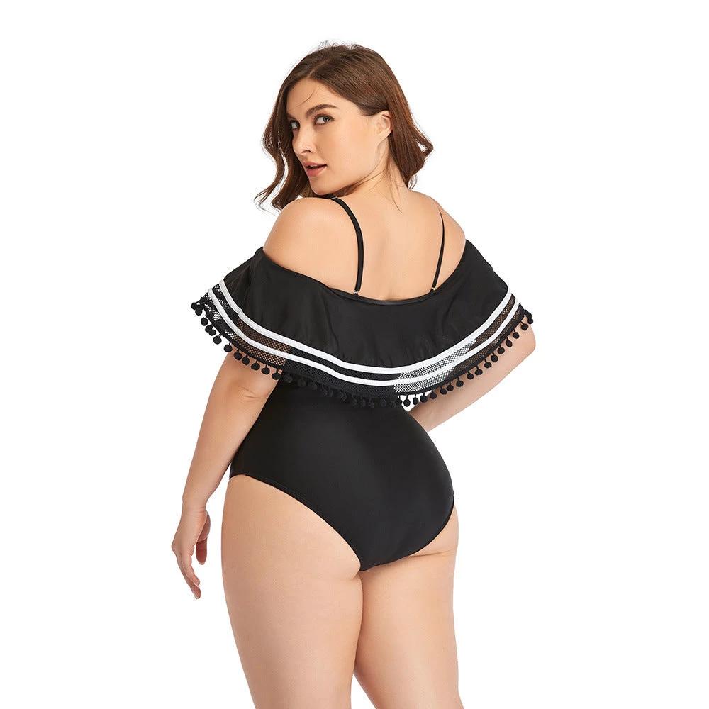Sexy Plus Size One-piece Swimsuit Swimsuit Factory Direct Swimsuit Spot by GJG Denim