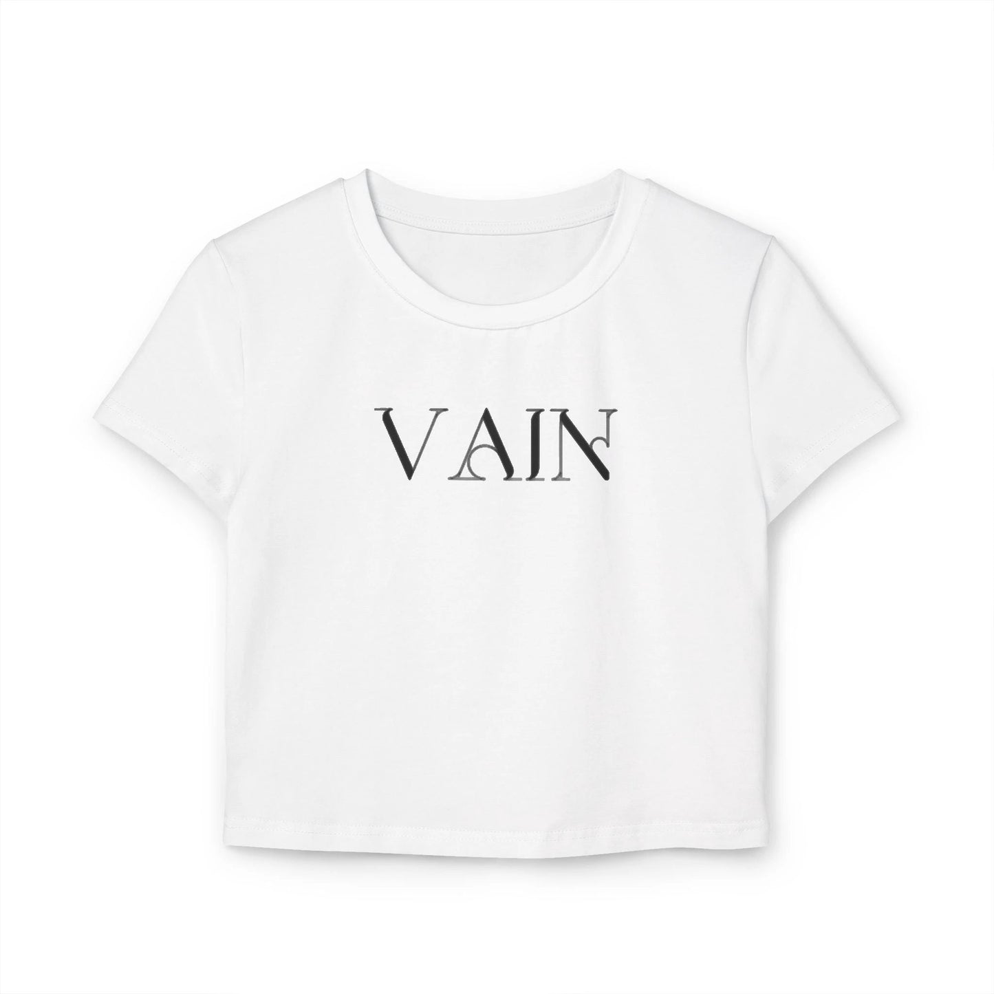 Vain Women's Trendy Crop Top, Stylish Fashion Top, Gift for Her, Summer Outfit, Casual Wear by Printify