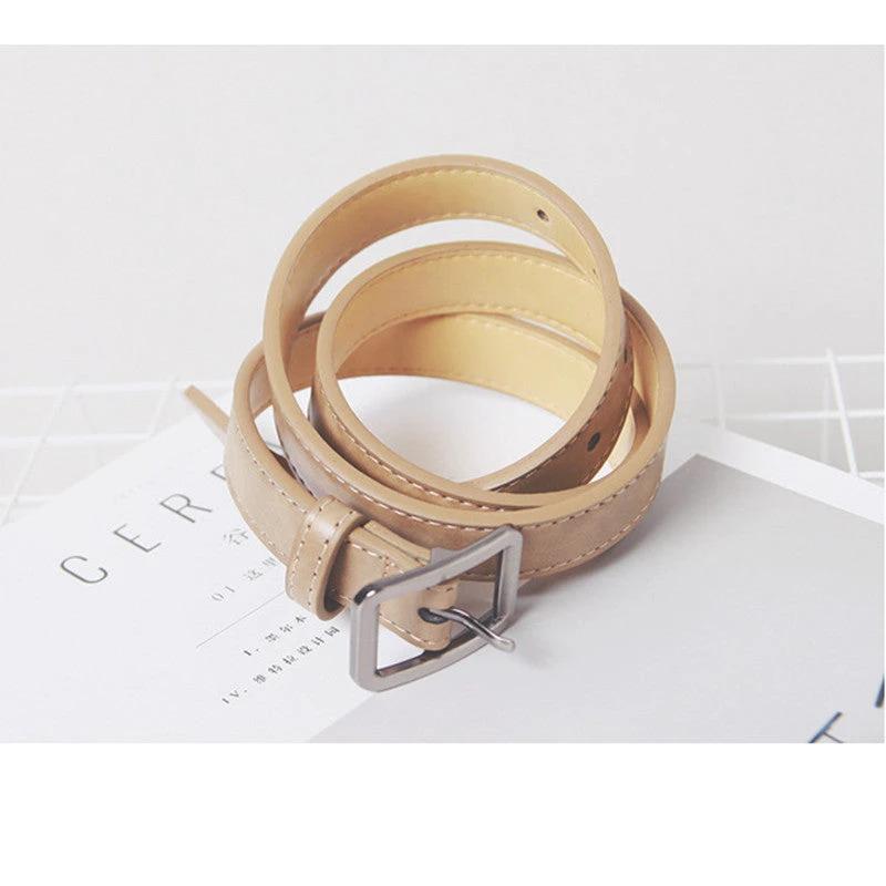 Men's Thin Pin Buckle Belt by GJG Denim