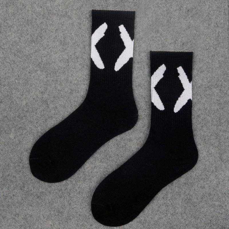 Men's "X" Trendy Socks by GJG Denim