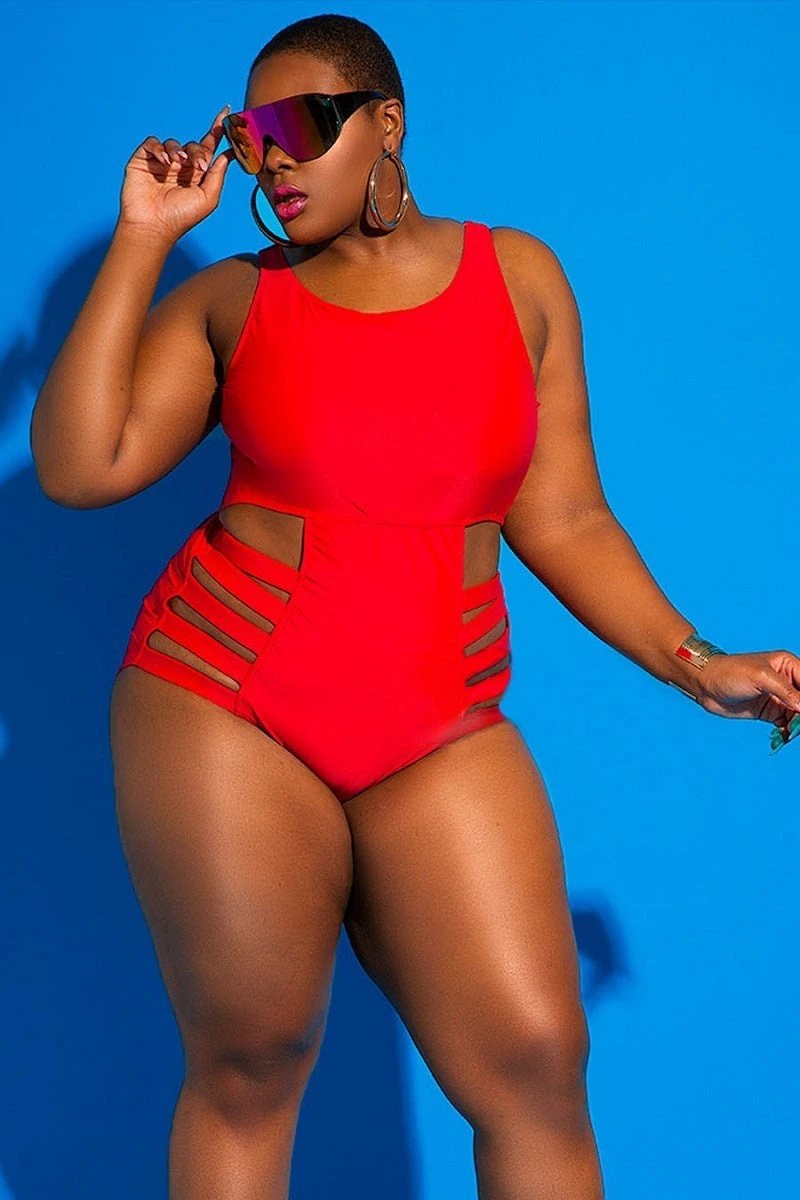 Women's plus size swimsuit by GJG Denim