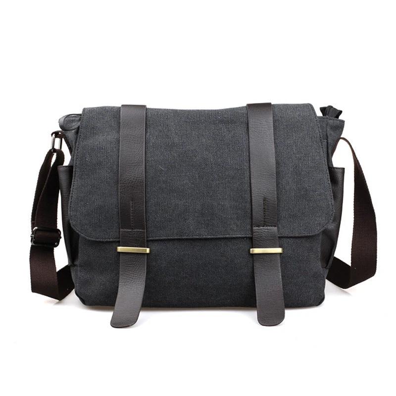 Men's Diagonal Travel Leisure Bag by GJG Denim