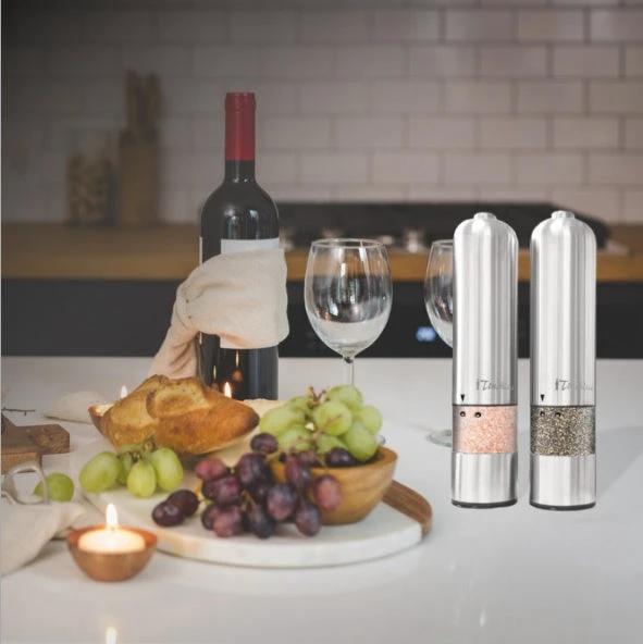 Stainless Steel Electric Grinder by GJG Denim