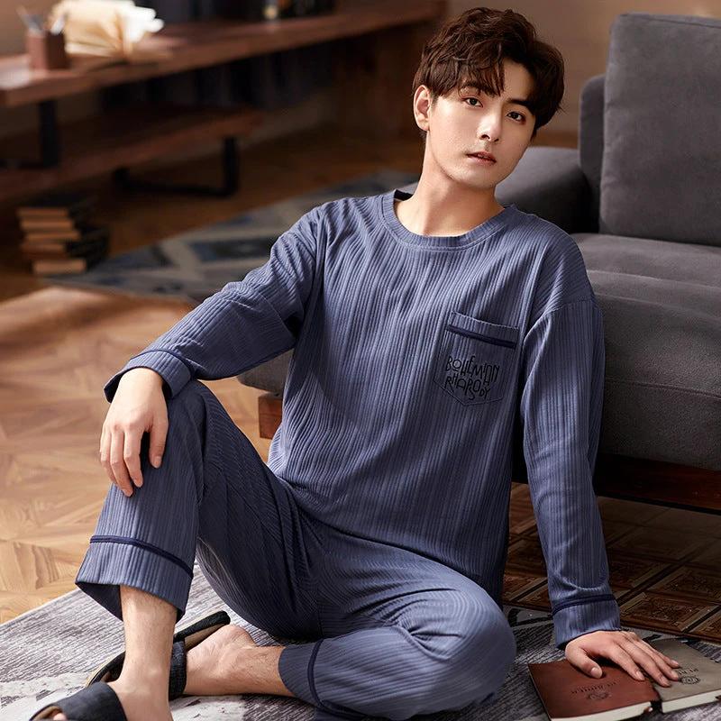 Men's Knitted Pajamas by GJG Denim