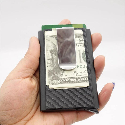 Carbon Fiber Pop-up Wallet For Men by GJG Denim