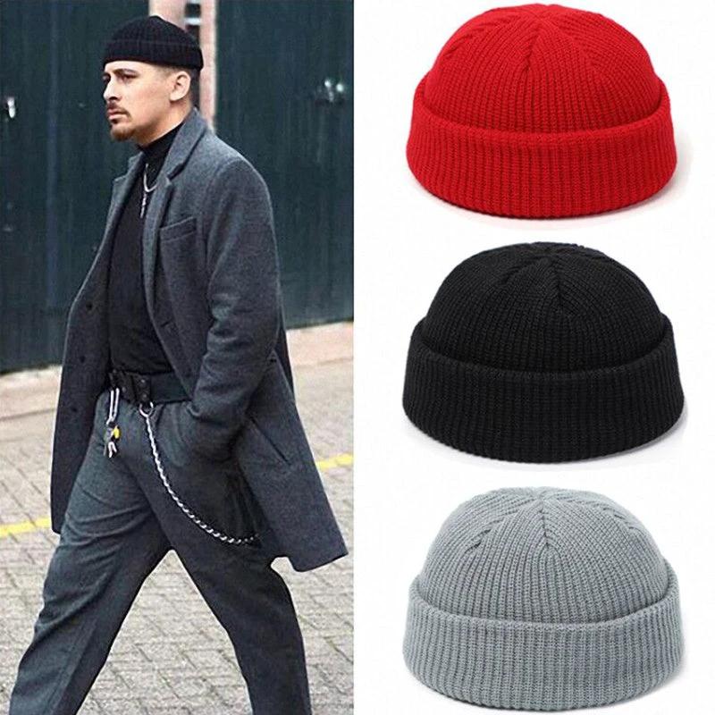 Men's Retro Knitted Beanie by GJG Denim