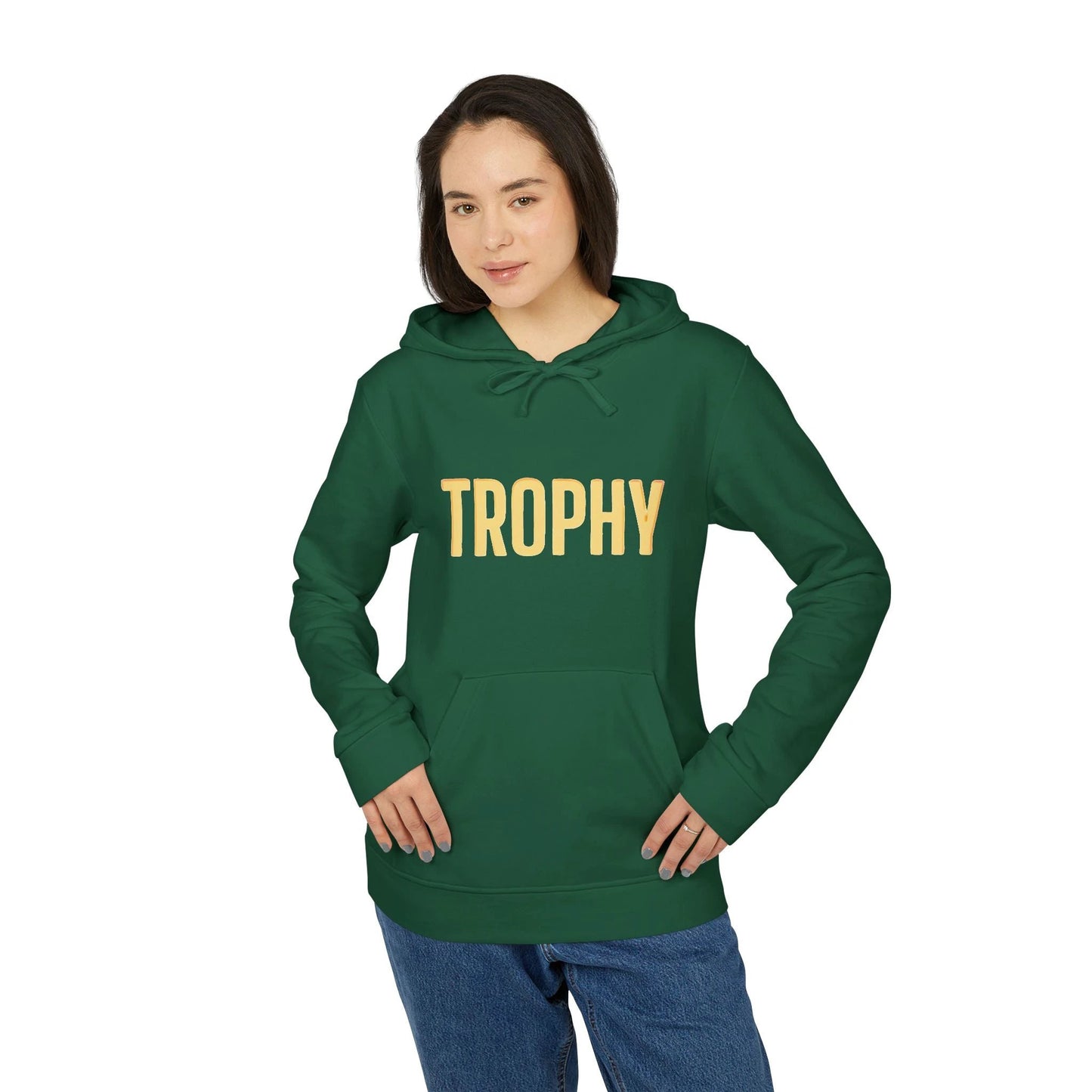 adidas Unisex Fleece Hoodie Trophy by Printify