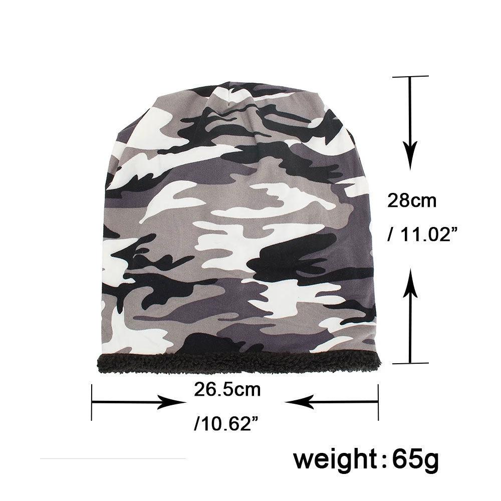 Men's Camouflage Lined Beanie by GJG Denim