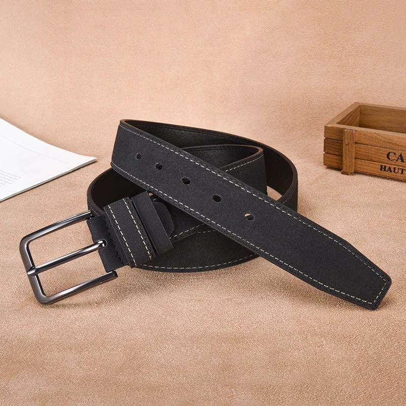 Versatile Alloy Pin-buckle Belt For Men by GJG Denim