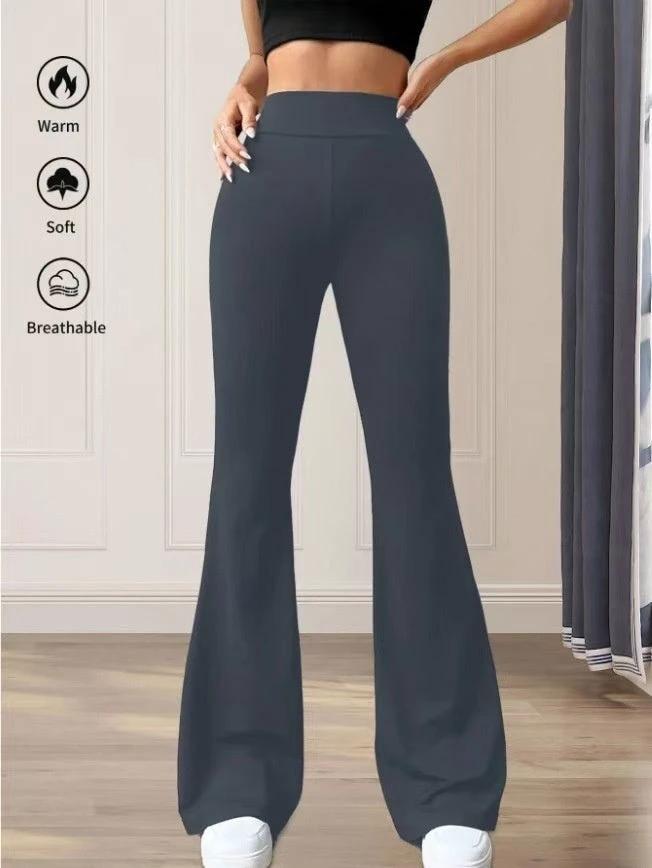 Women's High-Waisted Loose Floor-Length Casual Pants by GJG Denim