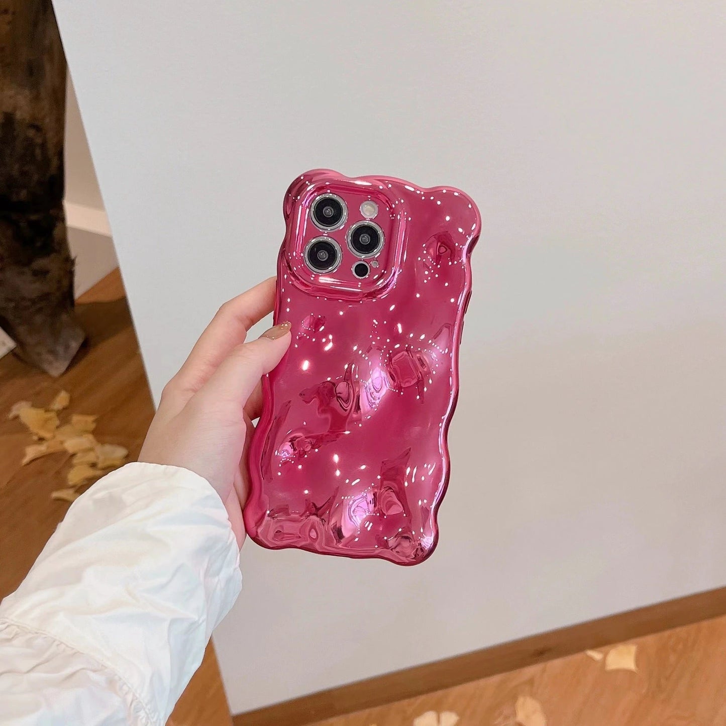 Pure Color Bubble Shell Electroplating Advanced Sense by GJG Denim