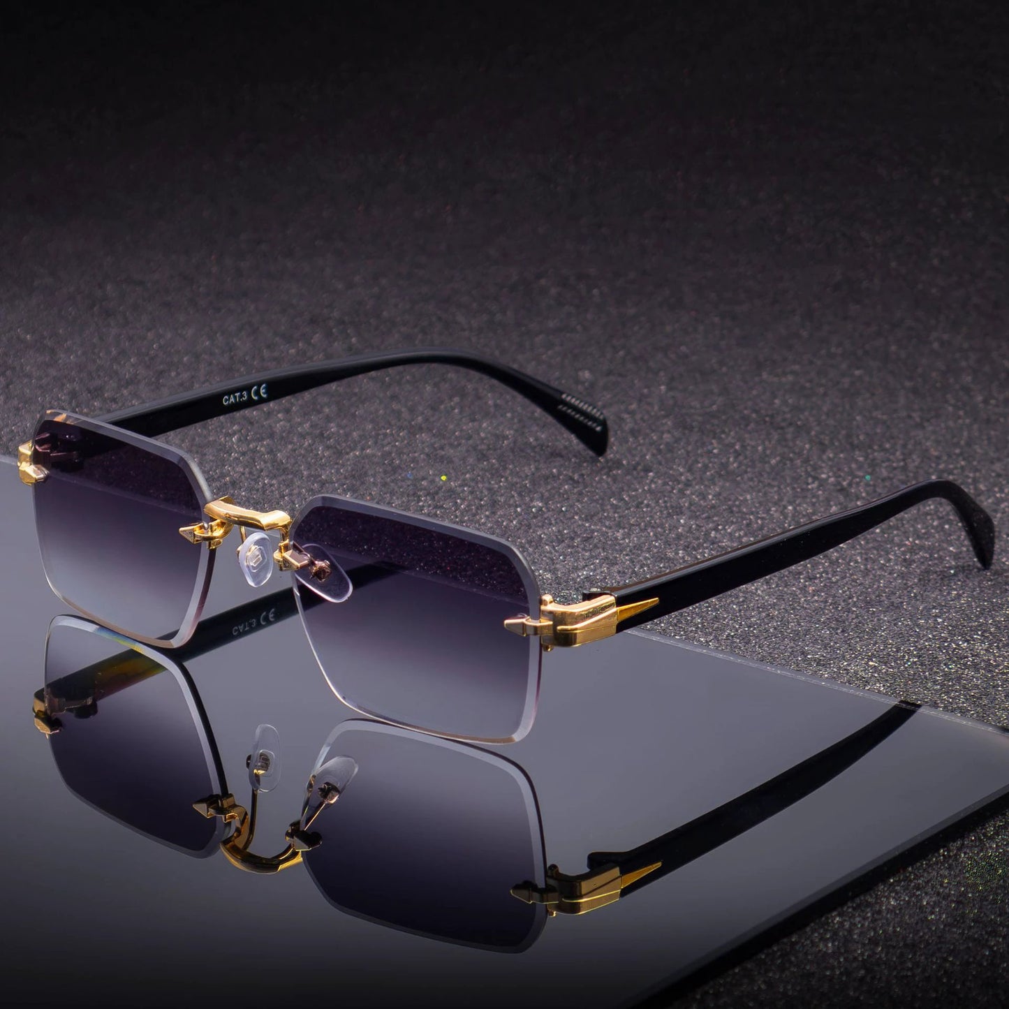 Men's Frameless Fashion Sunglasses by GJG Denim