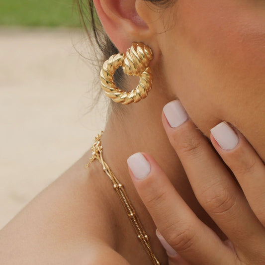 Le Croissant Earrings by Views & Co