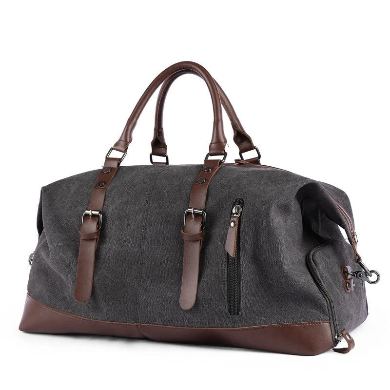 Retro Canvas Tote Bag For Men by GJG Denim