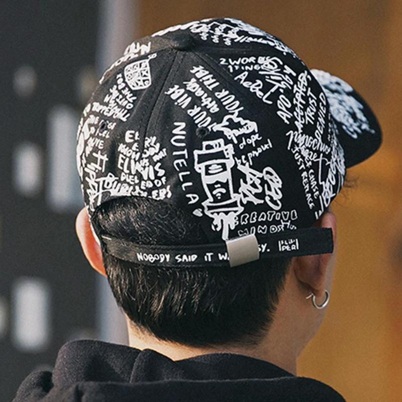 Men's Graffiti Baseball Cap by GJG Denim