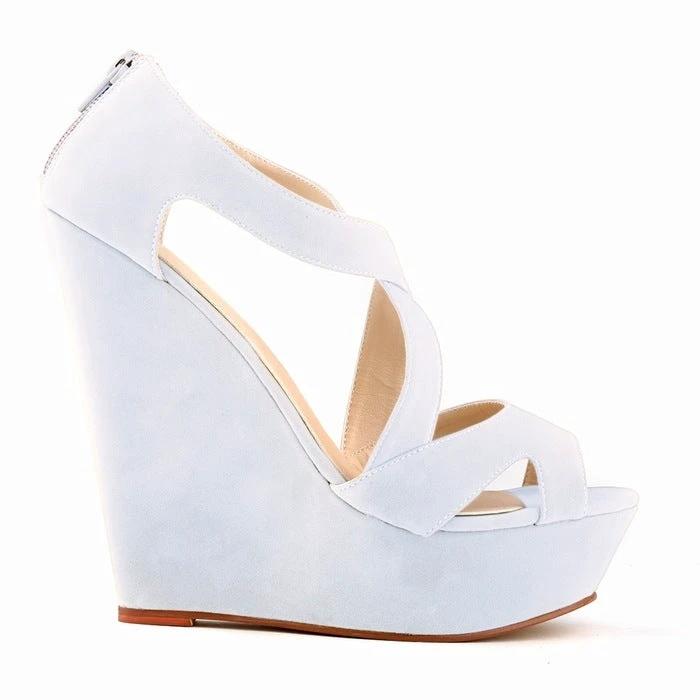 High-heeled hollow sandals by GJG Denim