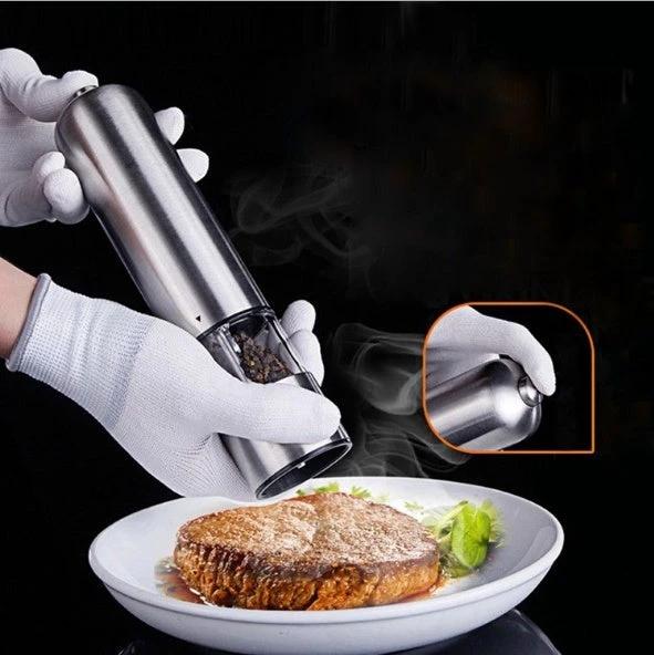 Stainless Steel Electric Grinder by GJG Denim