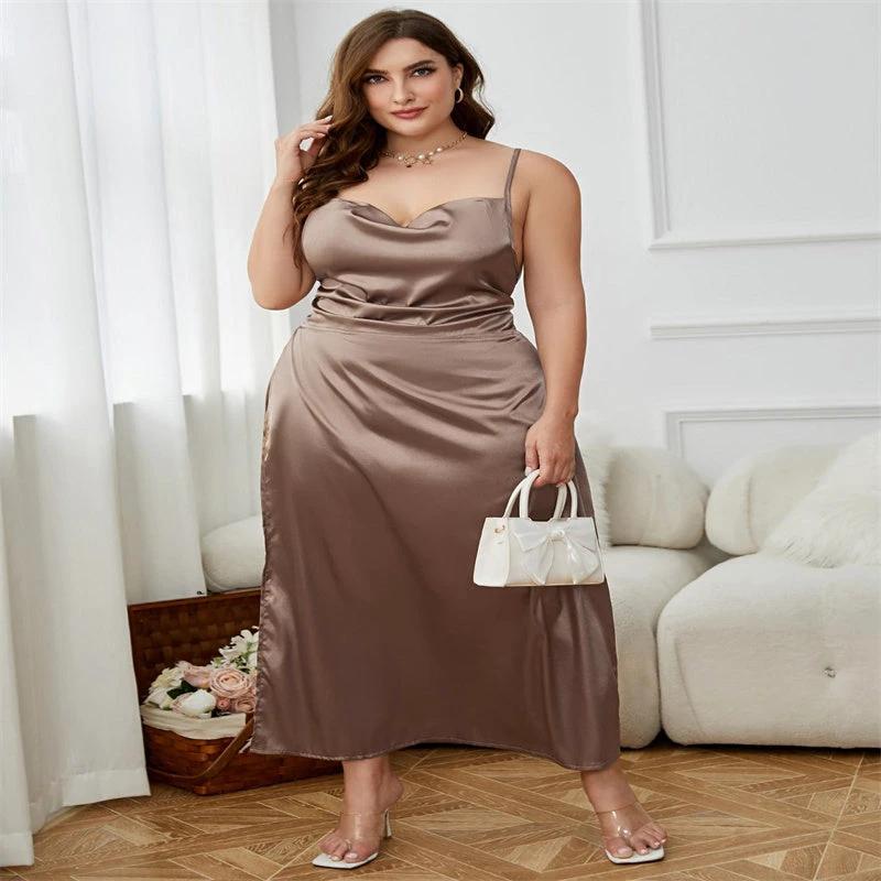Plus Size Sling Dress Dress by GJG Denim
