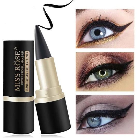 Waterproof Black Eyeliner Liquid Eye Liner Pen Pencil Gel Beauty Makeup Cosmetic Eyelashes Waterproof Eye Liner Makeup Tool by GJG Denim