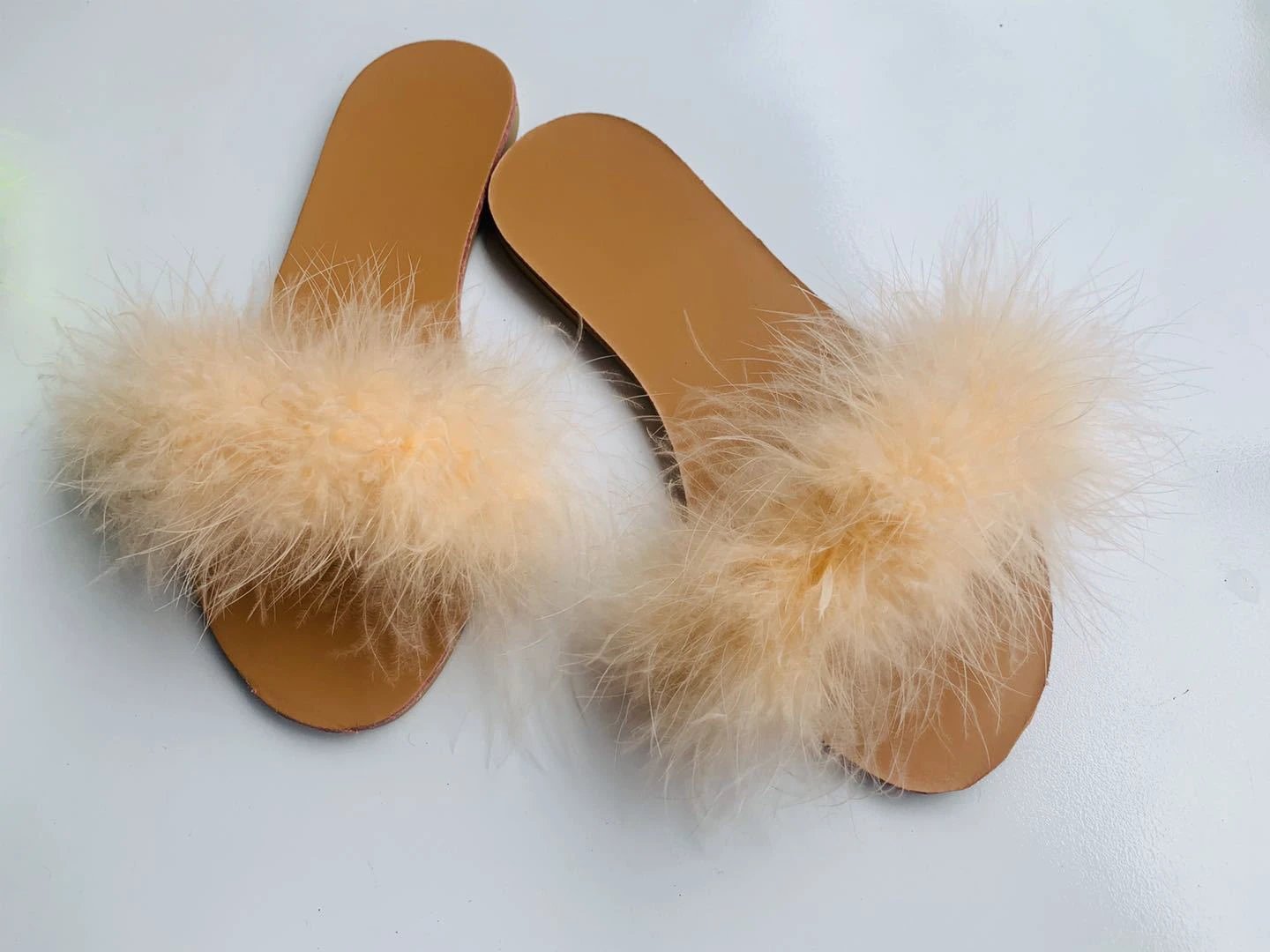 Maomao flat slippers by GJG Denim