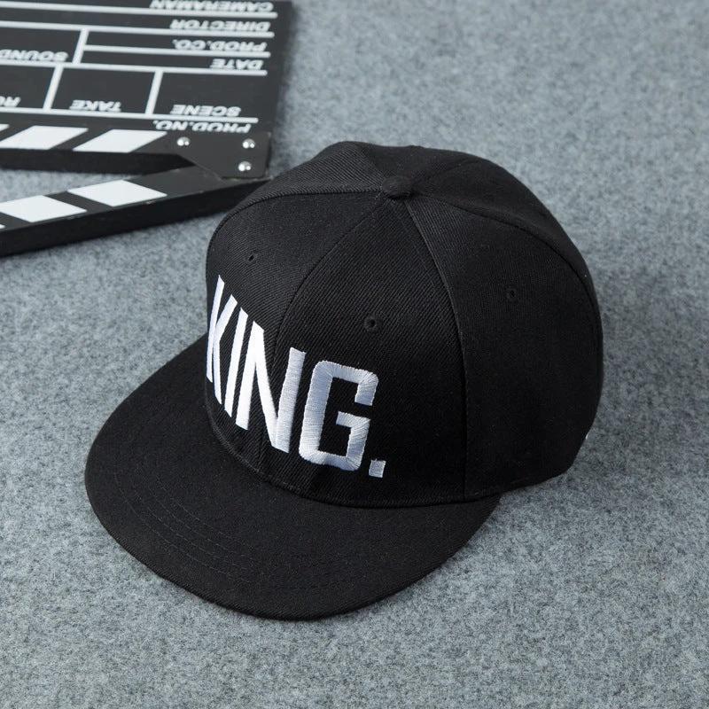 Embroidered "King" Baseball Cap For Men by GJG Denim
