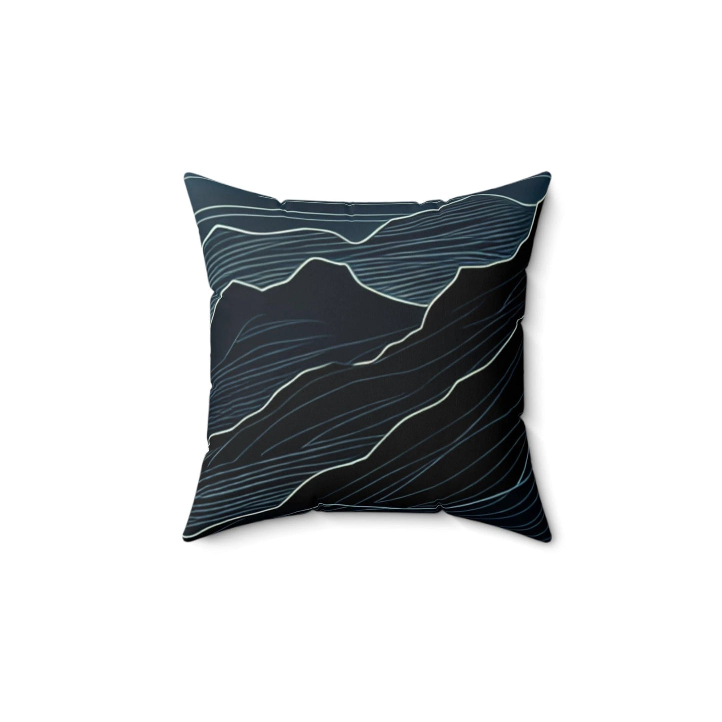 Modern Abstract Landscape Pillow - Cozy Home Decor by Printify