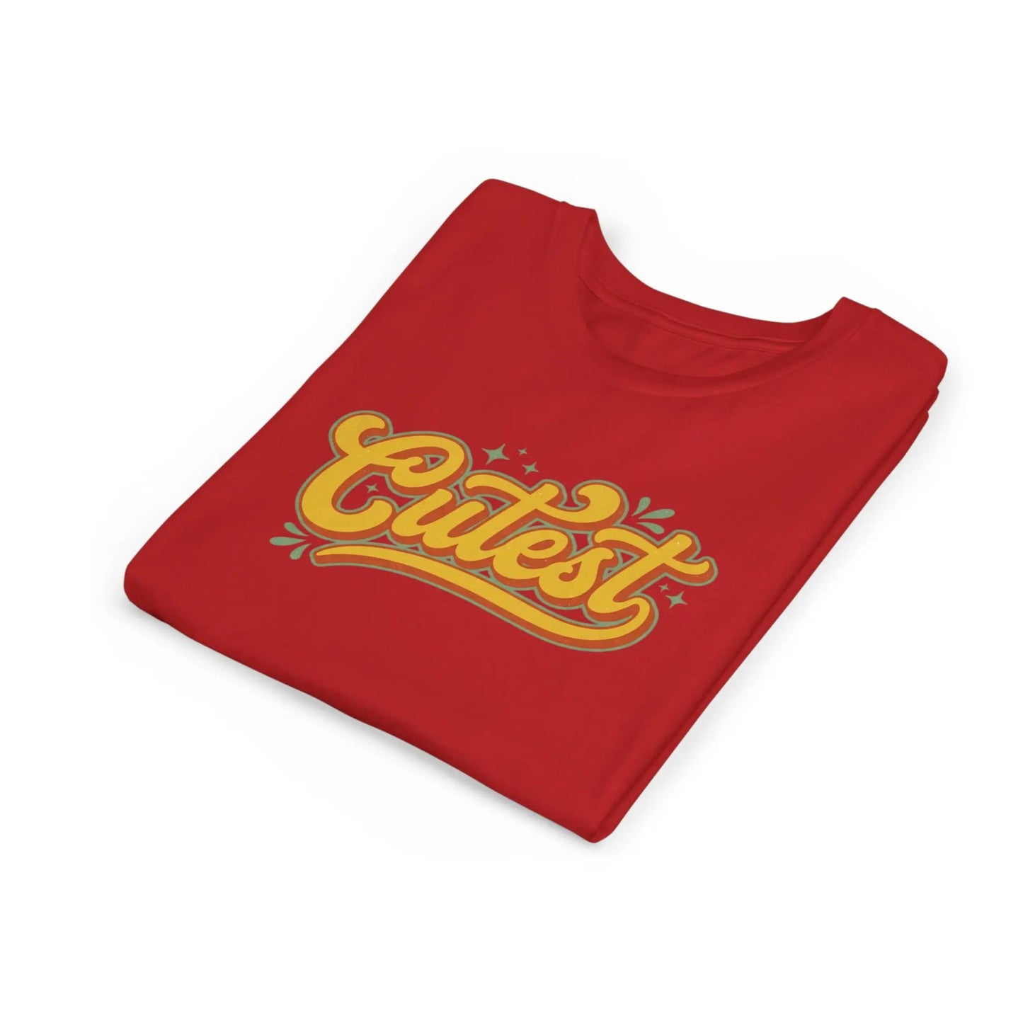 Cutest Youth Tee — Retro Script Kids T‑Shirt by Printify