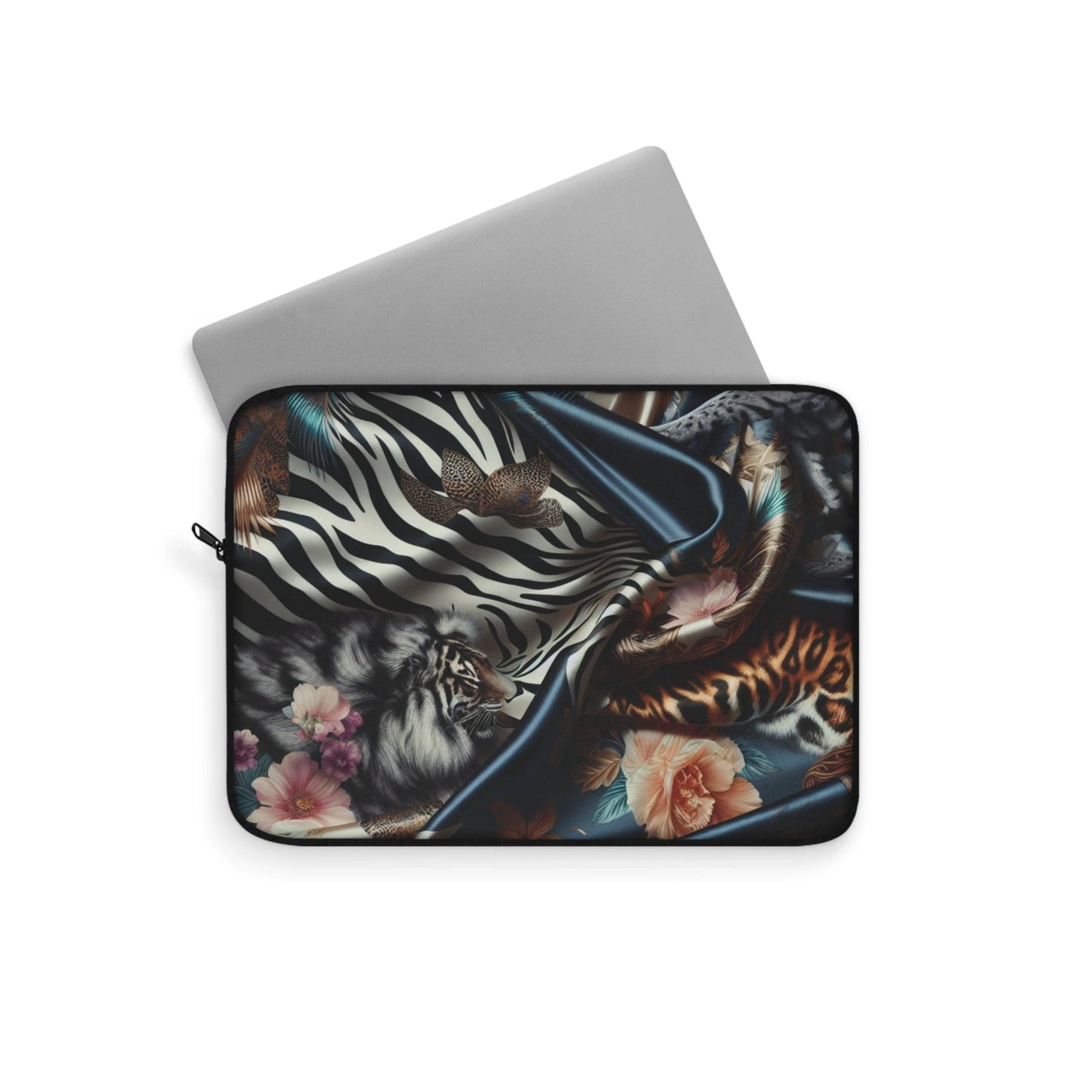 Boho Floral Laptop Sleeve, Stylish Computer Case, Cute Laptop Cover, Unique Tech Accessory, Gift for Students, Work From Home by Printify