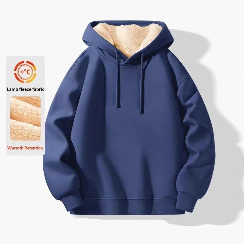 Men's Fleece-lined Hoodie Extra Soft And Extra Warm by GJG Denim