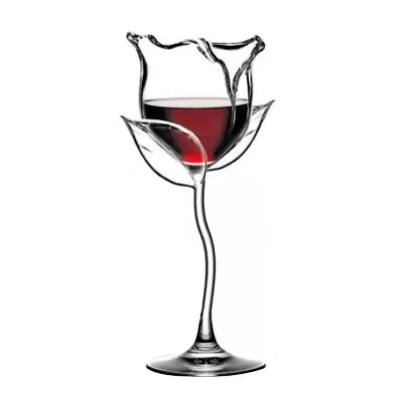 Fancy Red Wine Goblet by GJG Denim