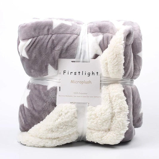 Lambskin Throw Blanket by GJG Denim