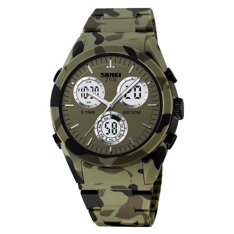 Men's Electronic Casual Watch by GJG Denim