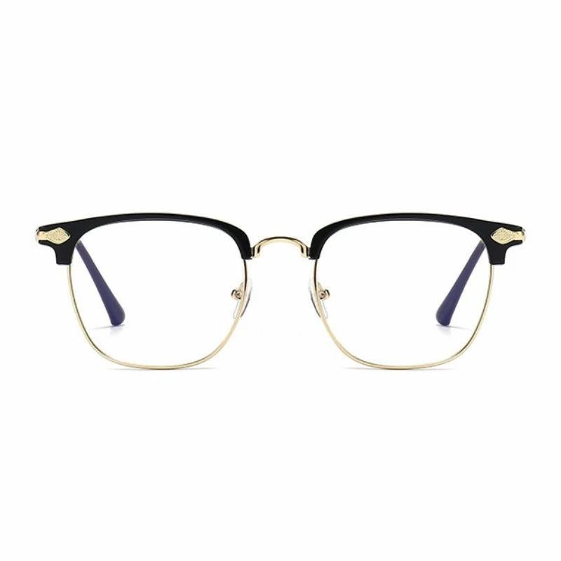 Eyebrow-frame Blue-light-blocking Reading Glasses For Men by GJG Denim
