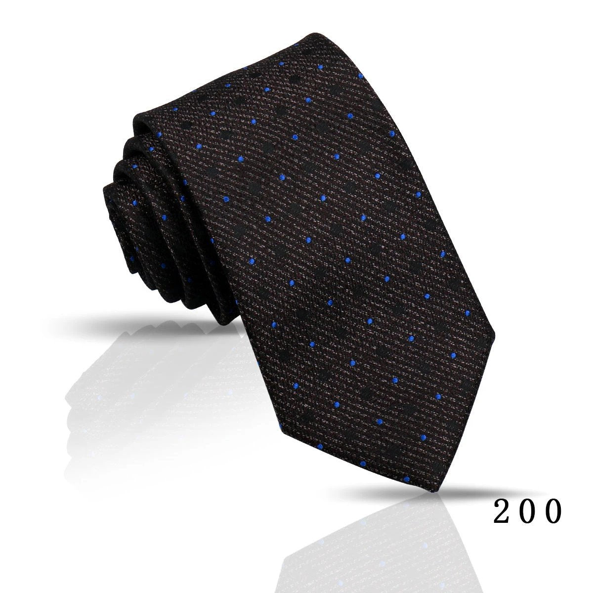 Men's Casual Polyester Jacquard Ties by GJG Denim