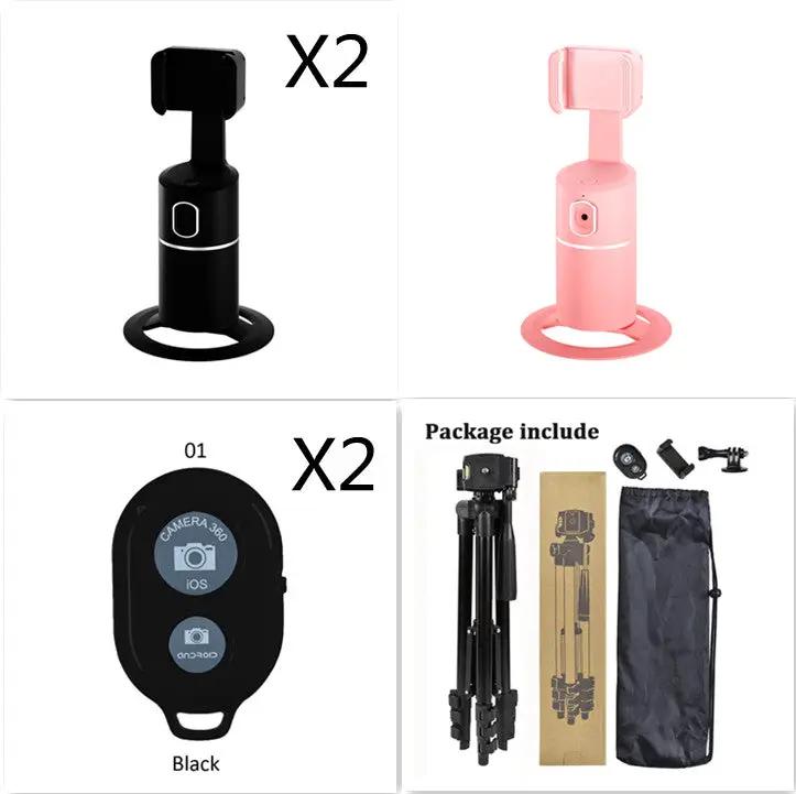 Smart Face Recognition Tracking PTZ Mobile Phone Stand Anchor Live Broadcast Stand by GJG Denim