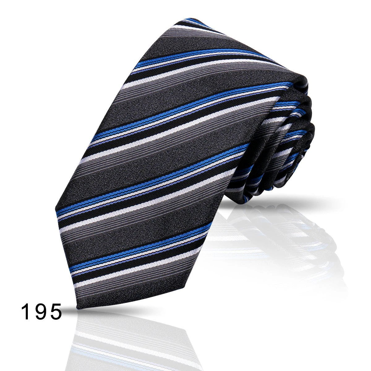 Men's Casual Polyester Jacquard Ties by GJG Denim