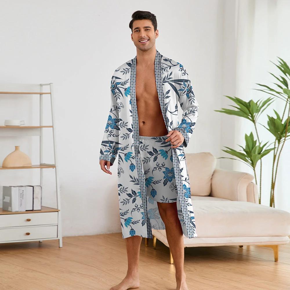 Men's Robe And Shorts Set by GJG Denim