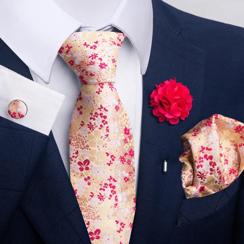 Men's Tie and Pocket Square Combo by GJG Denim
