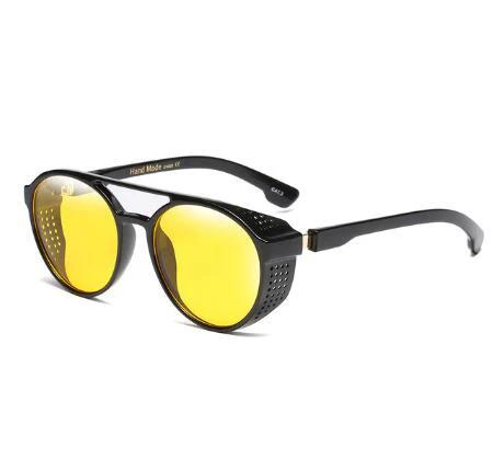 Frosted Retro Double Beam Sunglasses For Men by GJG Denim