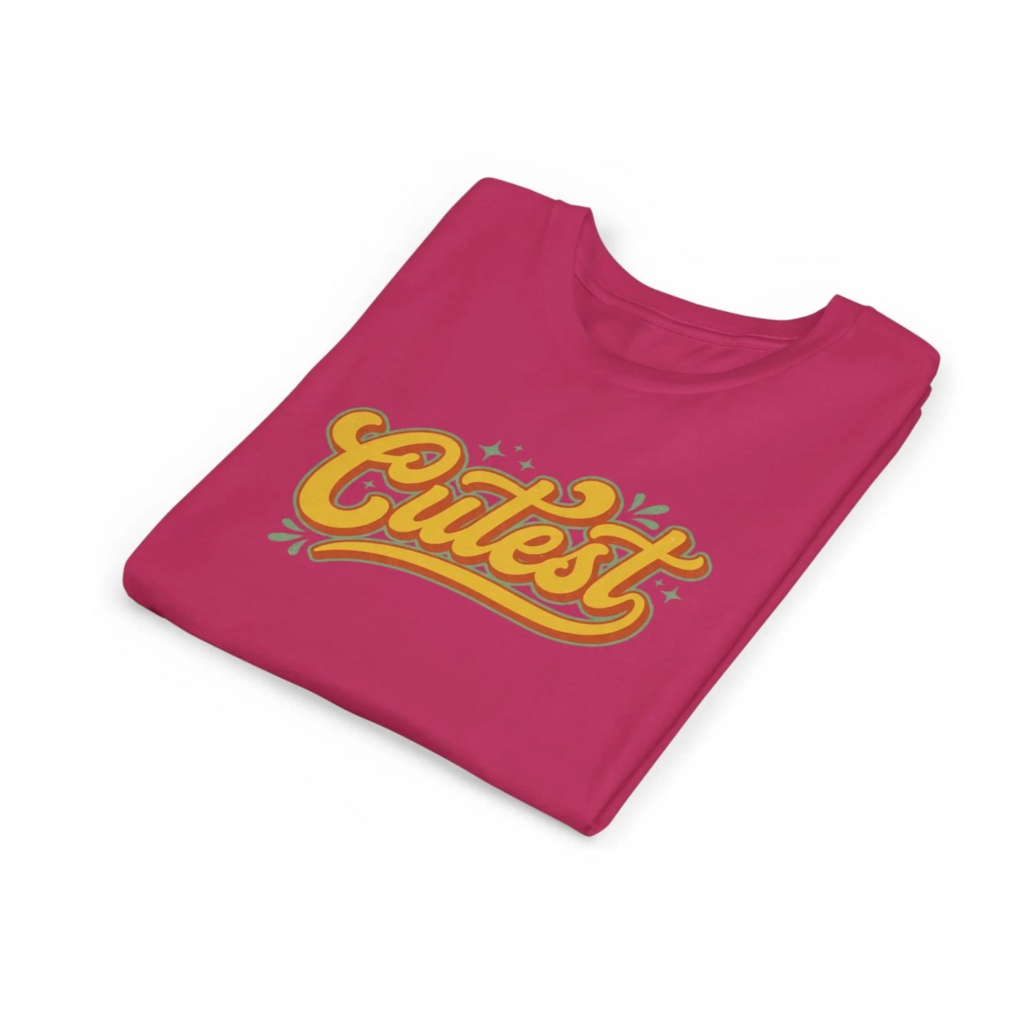 Cutest Youth Tee — Retro Script Kids T‑Shirt by Printify