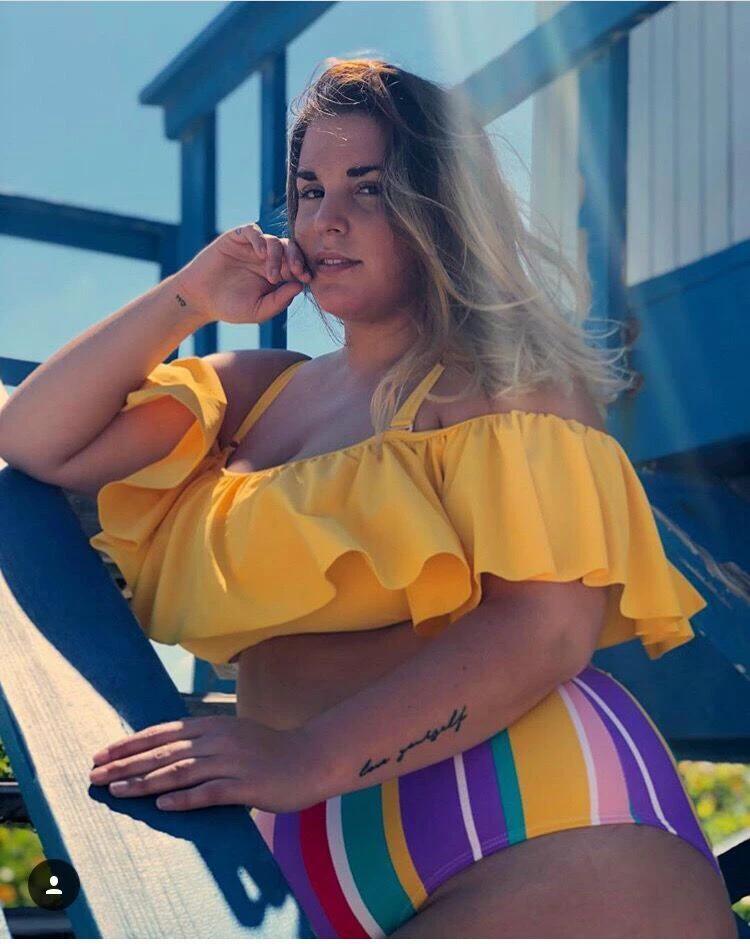 Women's sexy plus size swimsuit by GJG Denim